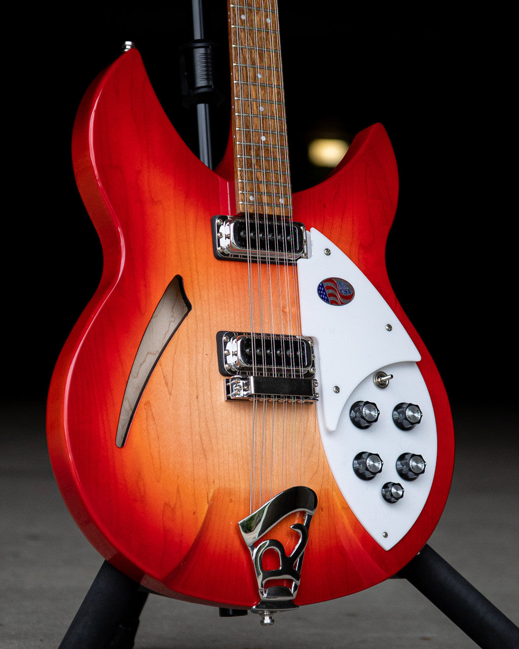 Rickenbacker 330 12-String Semi-Hollow Body Electric Guitar Fireglo