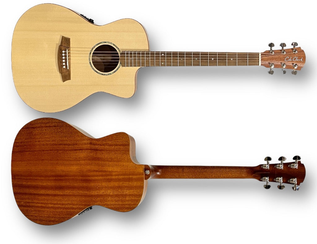 Cole Clark CCSAN1EC-SMAH Studio GA Acoustic Guitar - Spruce / Mahogany
