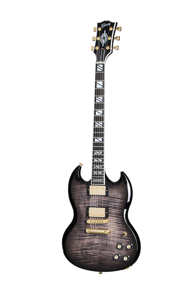 GIBSON SG SUPREME TRANSLUCENT EBONY BURST