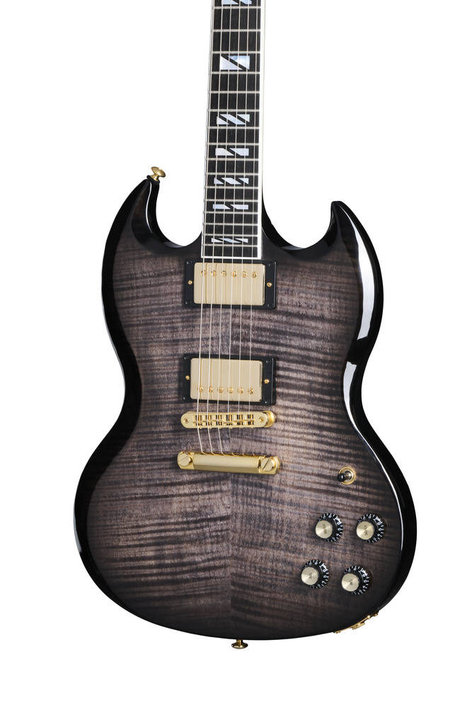 GIBSON SG SUPREME TRANSLUCENT EBONY BURST