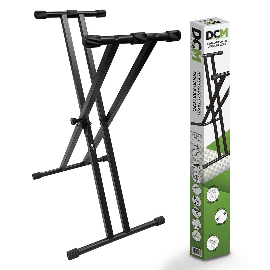 DCM KXDD01 KEYBOARD STAND DOUBLE BRACED