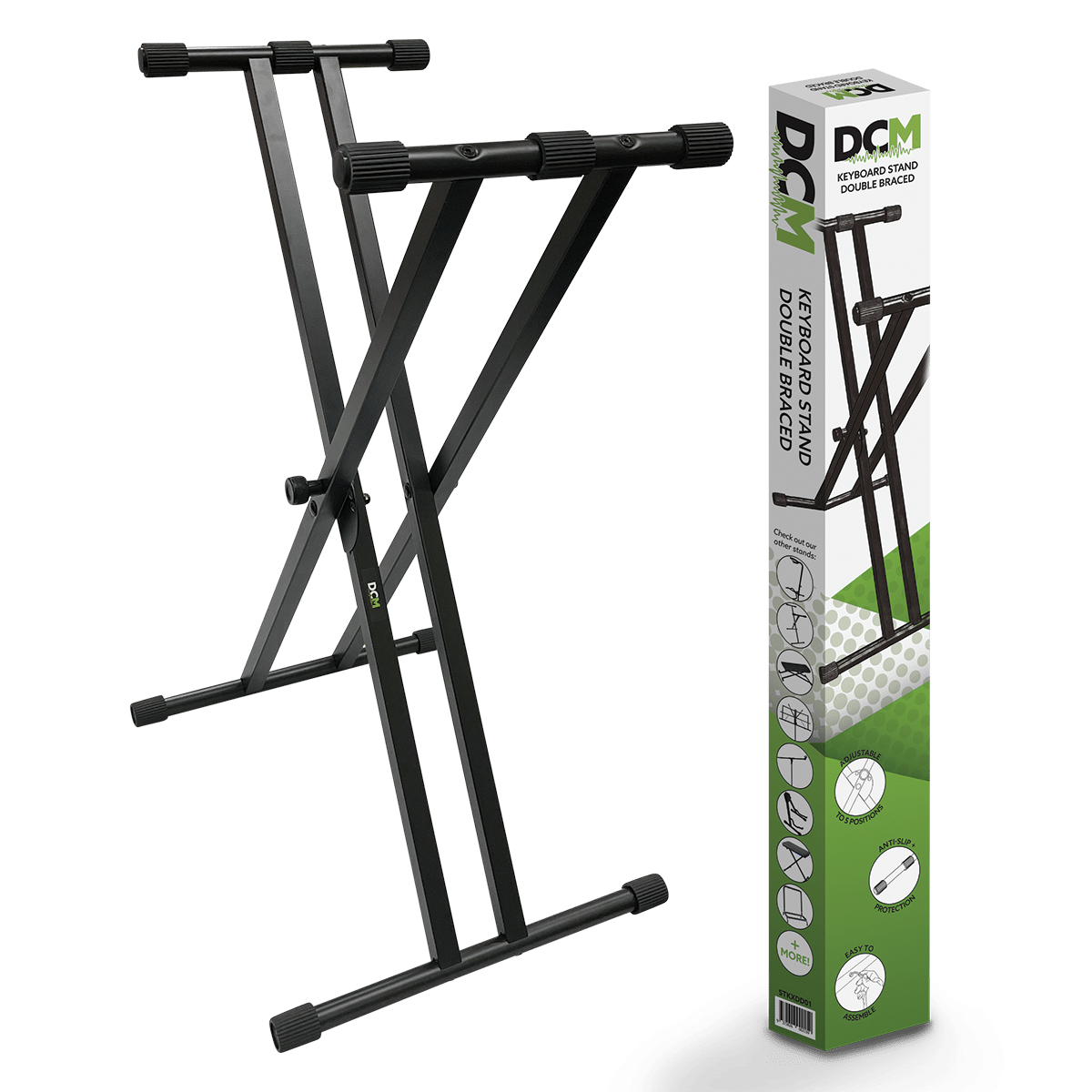 DCM KXDD01 KEYBOARD STAND DOUBLE BRACED