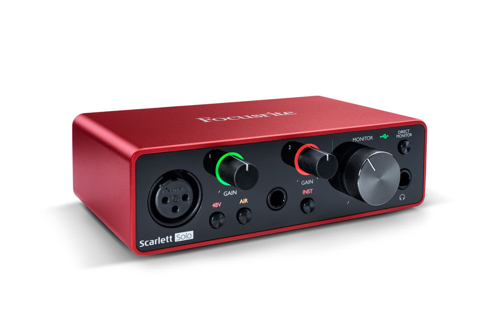 Focusrite Scarlett Solo 4th Gen USB Audio Interface