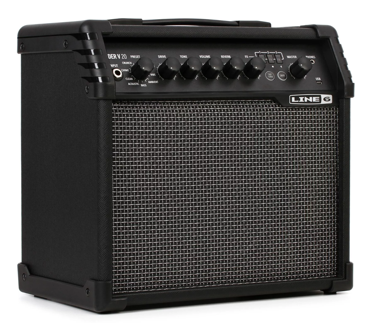 Support Text Line Line 6 Spider V 20-watt 1x8