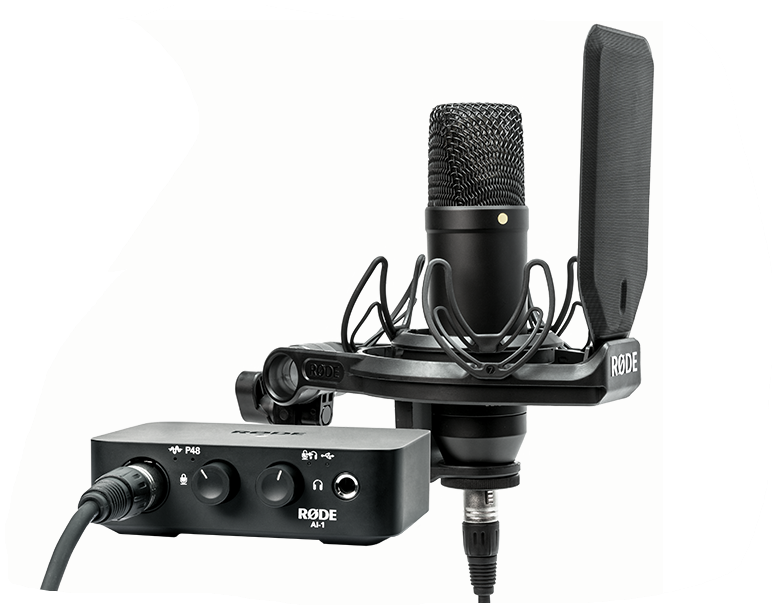 Rode AI-1 Complete Studio Kit with NT1 Microphone and AI-1 Audio Interface