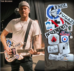 Tom DeLonge Starcaster stickers, Blink-182 vinyl decal