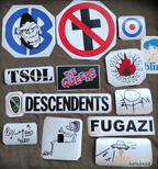 Tom DeLonge Starcaster stickers, Blink-182 vinyl decal