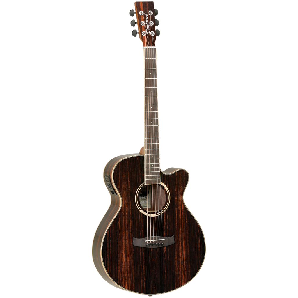 Tanglewood Discovery Exotic Super Folk Ebony Electro Acoustic Guitar – TDBTSFCEAEB