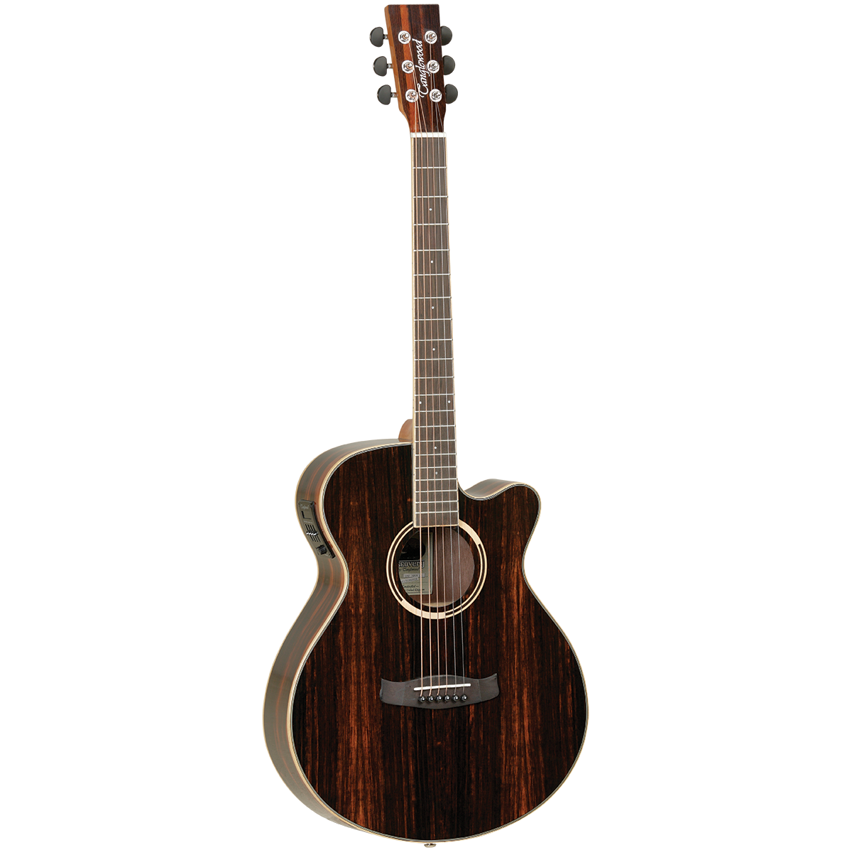 Tanglewood Discovery Exotic Super Folk Ebony Electro Acoustic Guitar – TDBTSFCEAEB