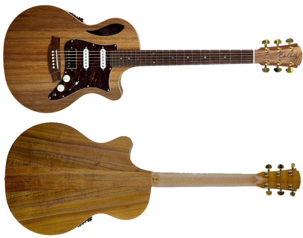 Cole Clark TL2EC-BLBL-HSS True Hybrid with HSS Configuration inc Hard Case