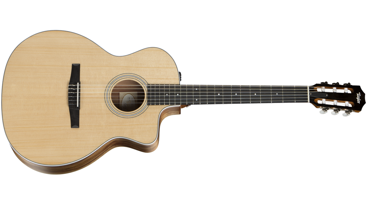 Taylor 214ce-N Nylon Acoustic-electric Guitar - Natural