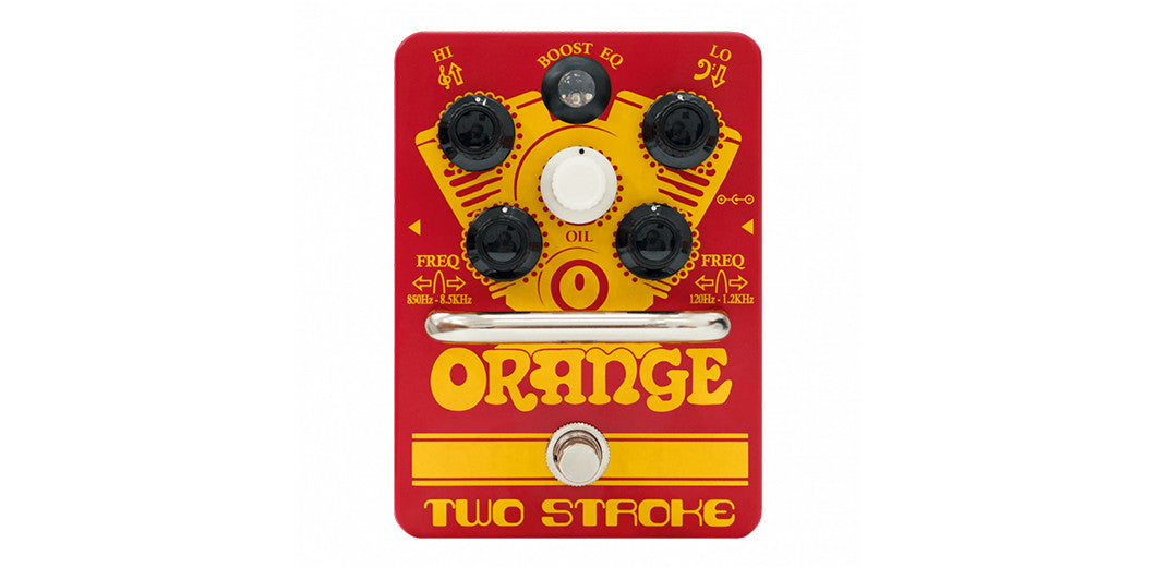 Orange Two Stroke Boost Pedal
