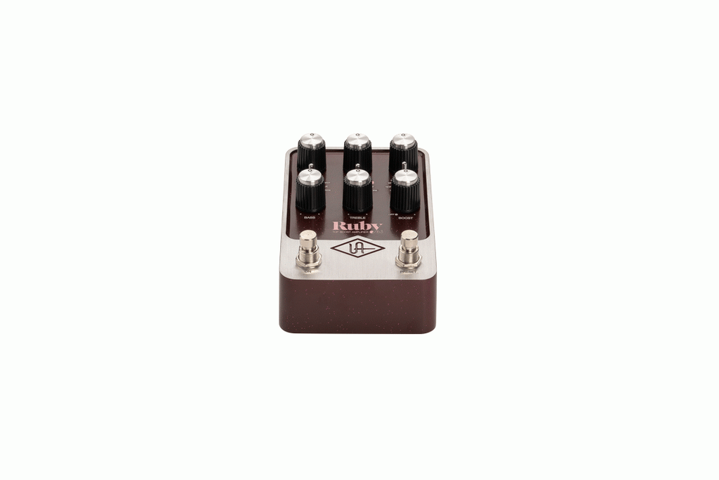UNIVERSAL AUDIO FX RUBY 63 INSTRUMENT TOP BOOST AMP PEDAL UA