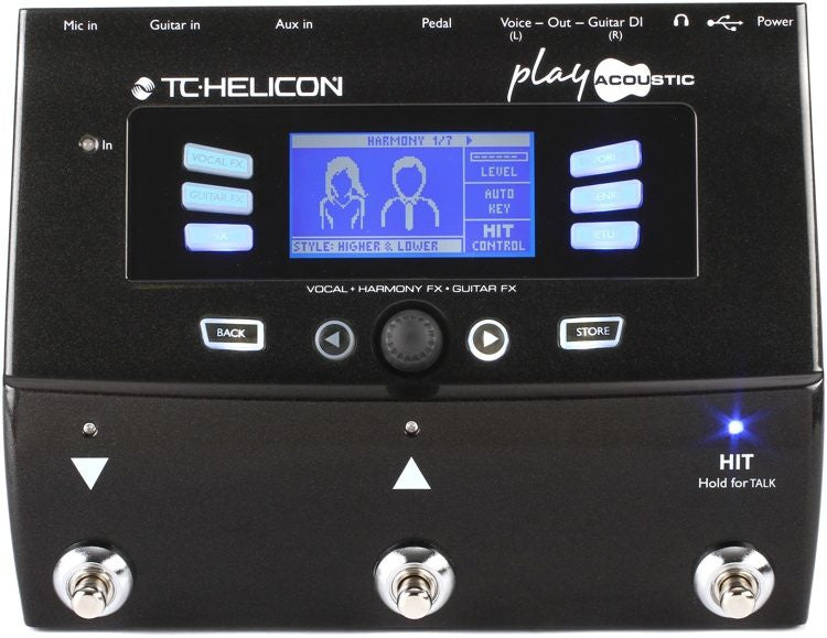TC-Helicon Play Acoustic Guitar and Vocal Effects Processor Pedal