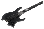 Solar H2.7C 7-String Electric Guitar – Carbon Black Matte — hardware & pickup detail