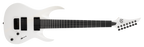 S by Solar AB4.7 7-String Electric Guitar – White Matte — rear view