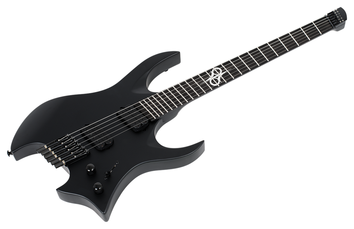 Solar H2.6C Electric Guitar – Carbon Black Matte — hardware & pickup detail