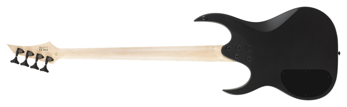 S by Solar AB4.4 4-String Bass – Carbon Black Matte — hardware & pickup detail