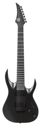 S by Solar AB4.7 7-String Electric Guitar – Carbon Black Matte