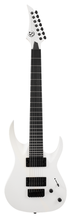S by Solar AB4.7 7-String Electric Guitar – White Matte