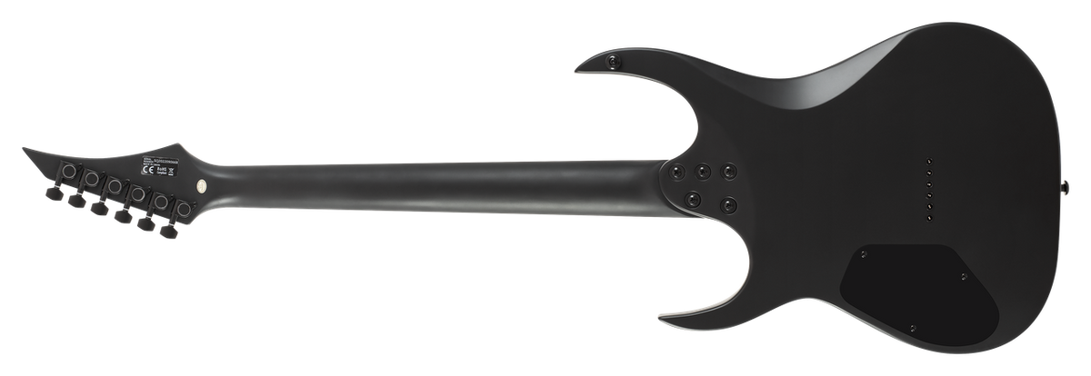 S by Solar AB4.6 Electric Guitar – Carbon Black Matte — rear view