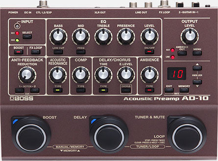 BOSS AD10 - Acoustic Instrument Processor