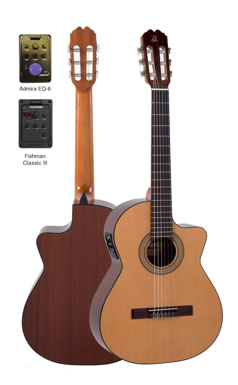 Admira Malaga ECF Classical Electric Guitar