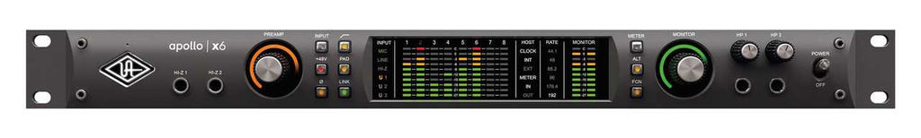 Universal Audio Apollo x6 16x22 Thunderbolt 3 Audio Interface Heritage