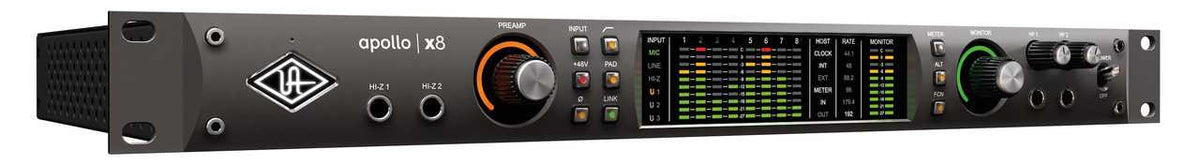 Universal Audio Apollo x8 18x24 Thunderbolt 3 Audio Interface with UAD DSP
