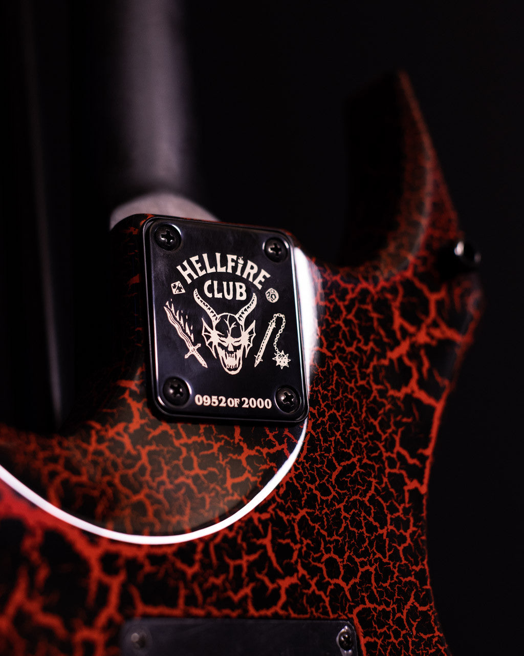 B.C. RICH X STRANGER THINGS Warlock (BCSTRRC)