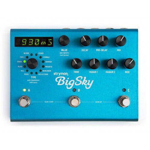 Strymon BigSky Multidimensional Reverb Pedal Guitar World Australia Ph 07 55962588