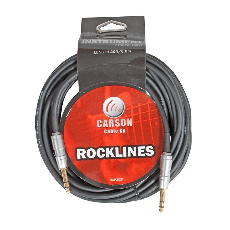 CARSON 20FT 6M STEREO TRS Cable