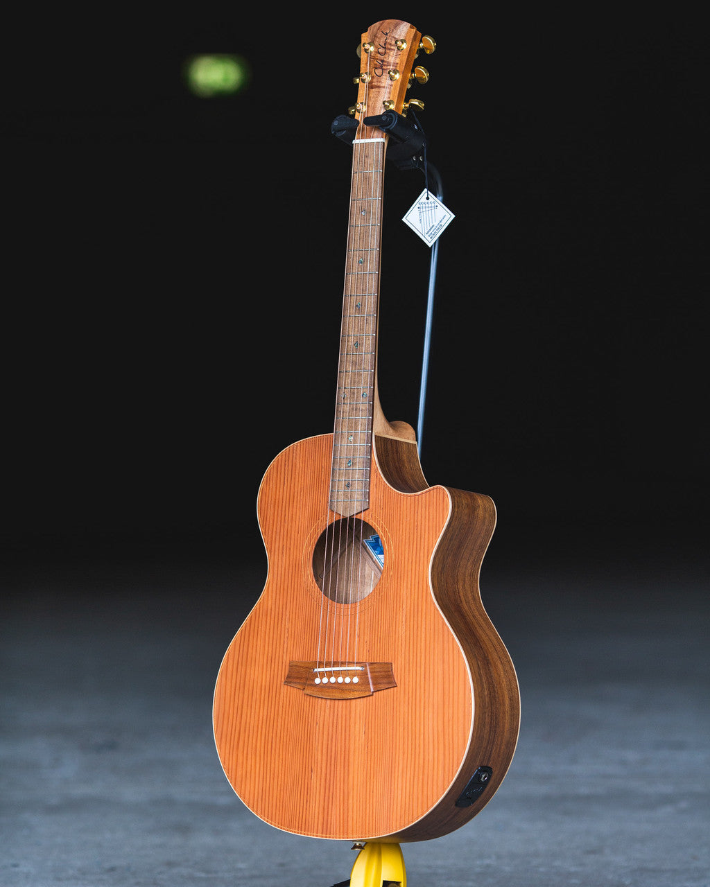 Cole Clark Angel 2 , Redwood Face, Blackwood back and sides, cutaway & pickup