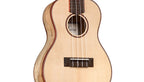 Cordoba 24C body close-up with spalted maple sides and padauk trim