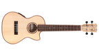 Cordoba 24T-CE tenor ukulele, full front view with solid spruce top, padauk binding and cutaway
