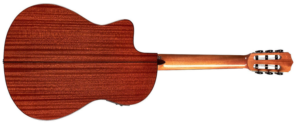 Cordoba Fusion 12 Natural CD mahogany back and neck, full rear view