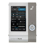 EFNOTE Aura module audio routing screen for outputs 1-2, 3-4, headphones and USB
