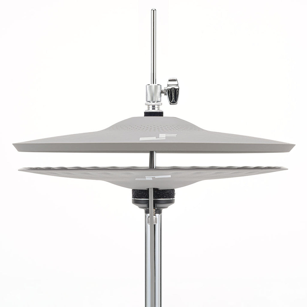 EFNOTE Refined 14 inch electronic hi-hat cymbals on a stand