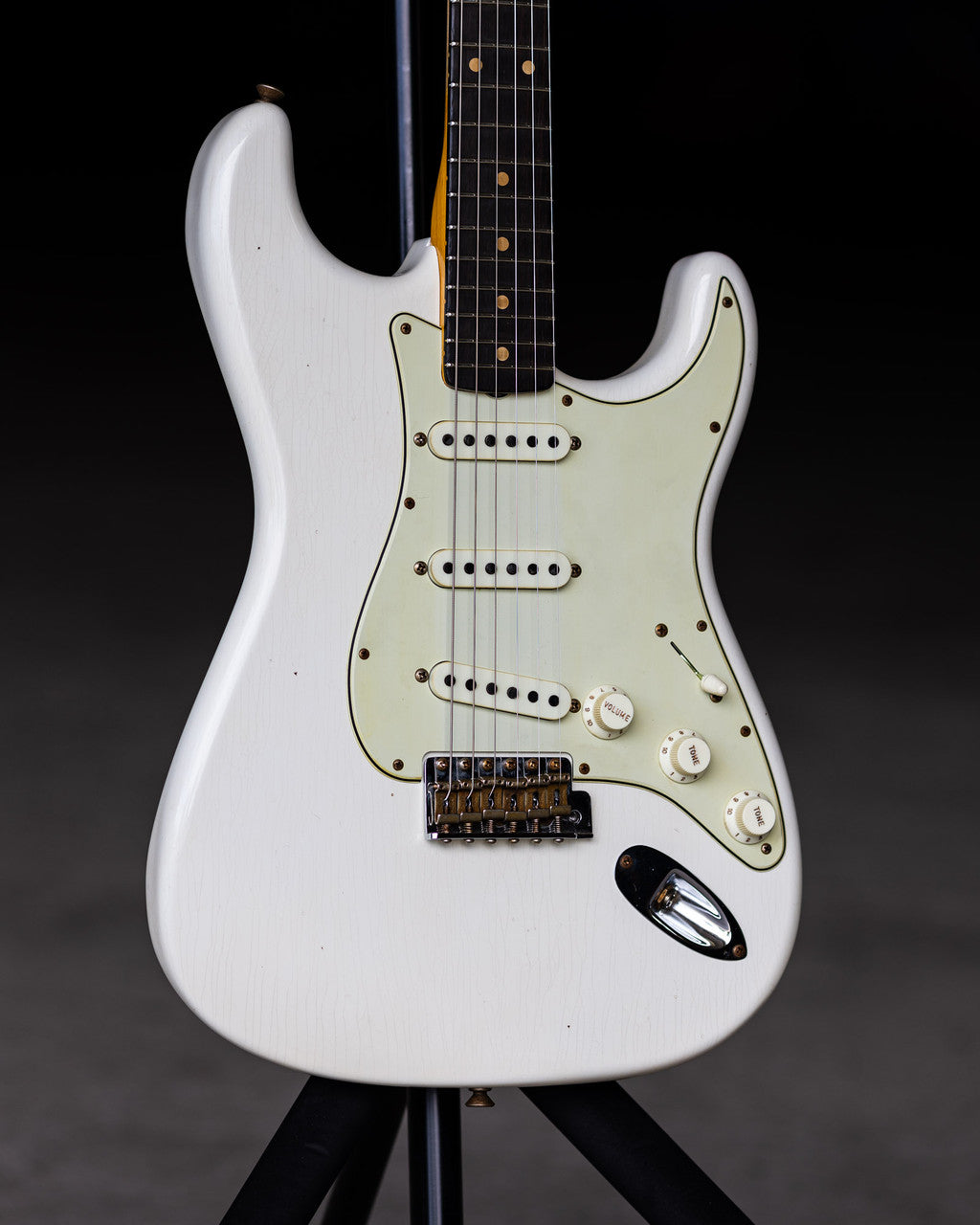 Fender Custom Shop Stratocaster 1963 Olympic White Journeyman Relic