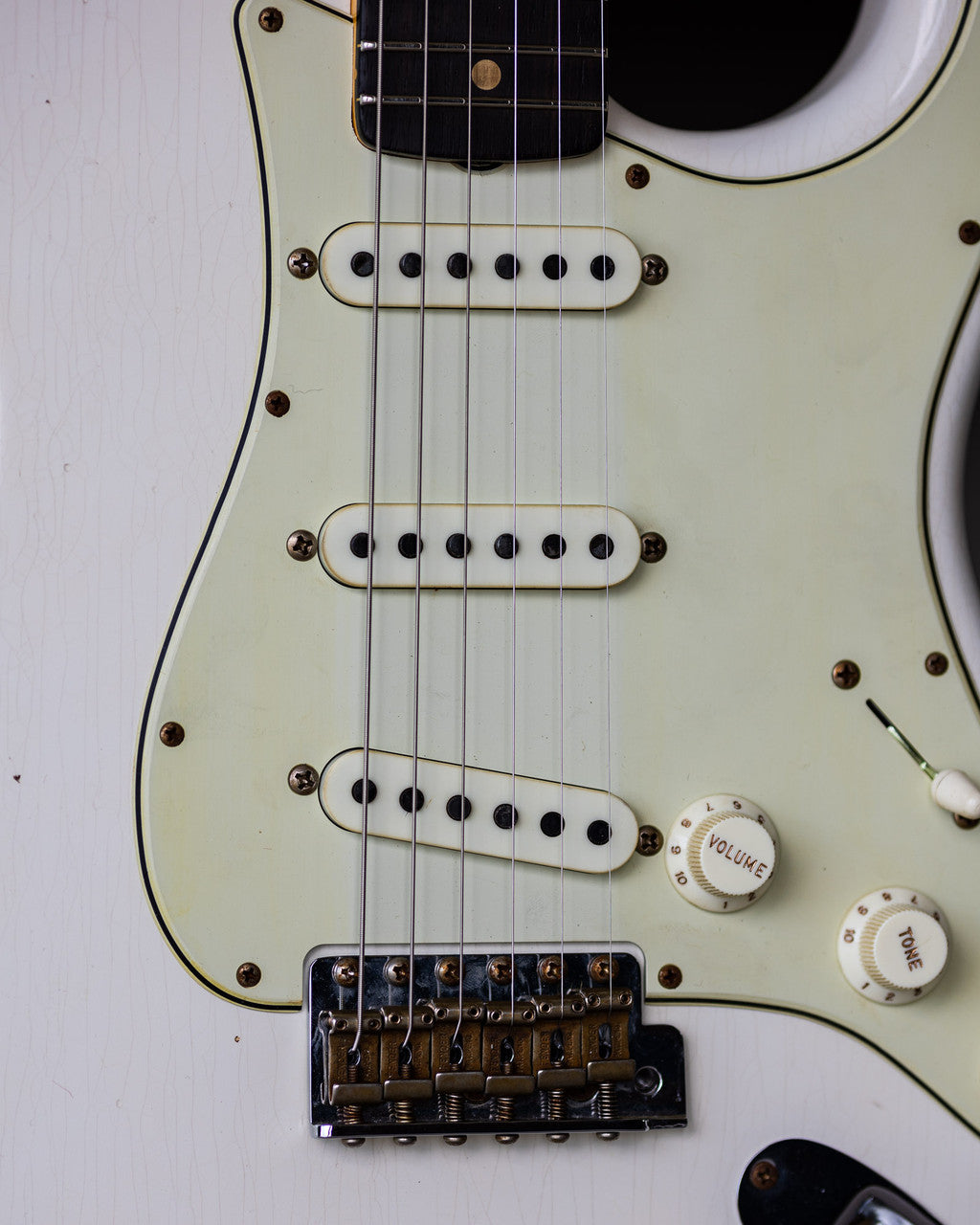 Fender Custom Shop Stratocaster 1963 Olympic White Journeyman Relic