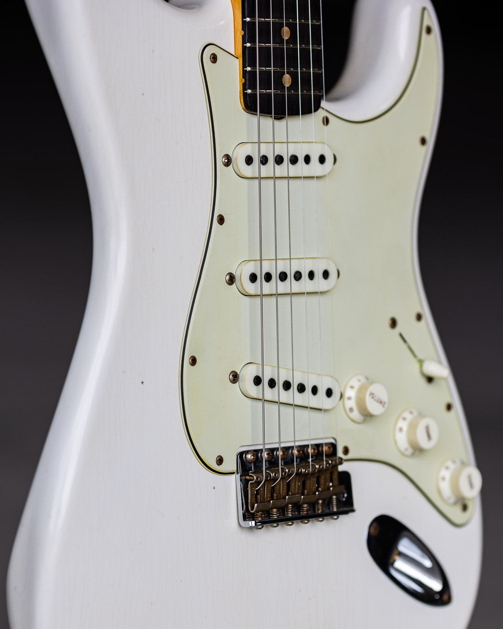 Fender Custom Shop Stratocaster 1963 Olympic White Journeyman Relic