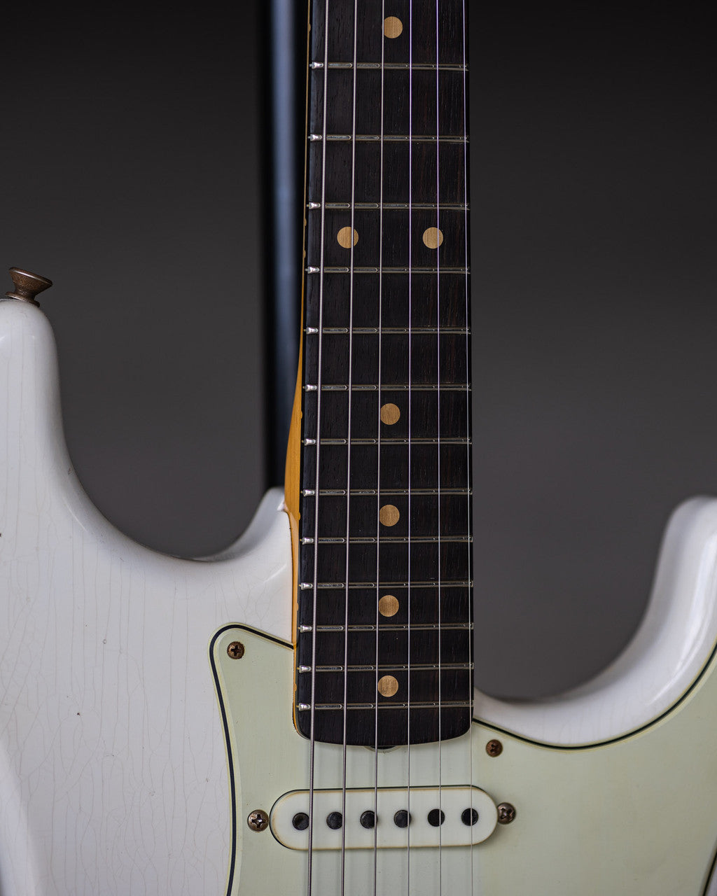 Fender Custom Shop Stratocaster 1963 Olympic White Journeyman Relic