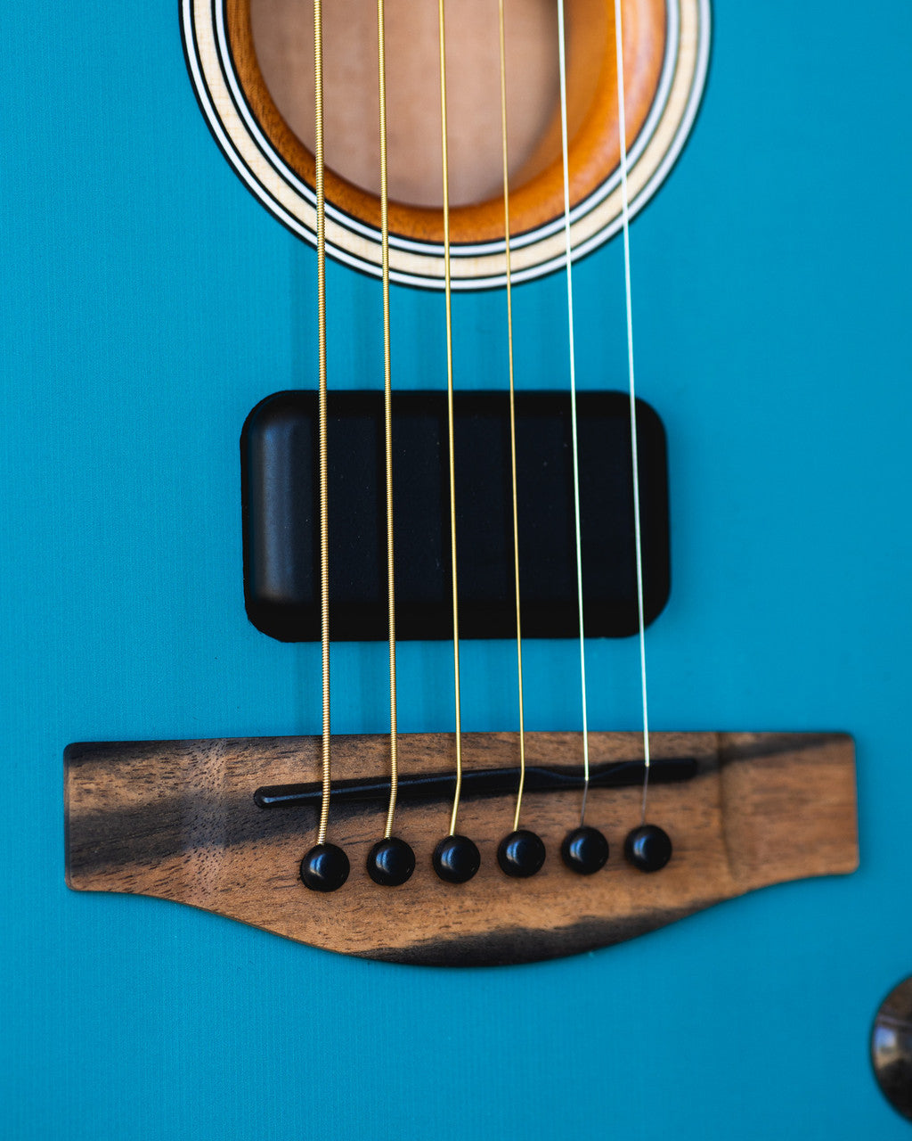 Fender American Acoustasonic Jazzmaster, Ocean Turquoise, Ebony Fingerboard