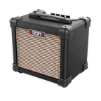 Aroma AG10BK black 10-watt electric guitar amplifier included in the pack