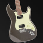 Northstar S-style Charcoal Frost guitar body and two humbucker pickups