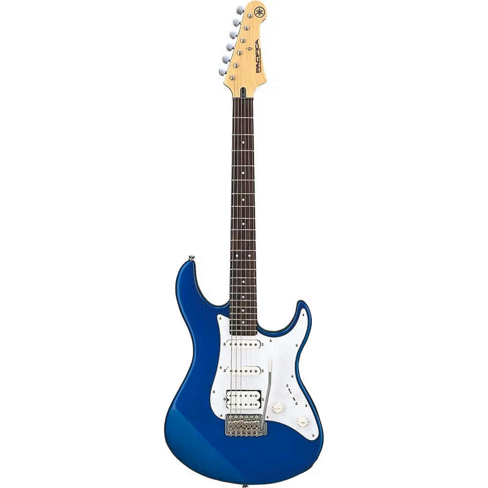 Yamaha Pacifica PAC012 electric guitar in Blue, supplied full front view