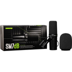 Shure SM7DB Dynamic Vocal Microphone w/ Built-in Preamp
