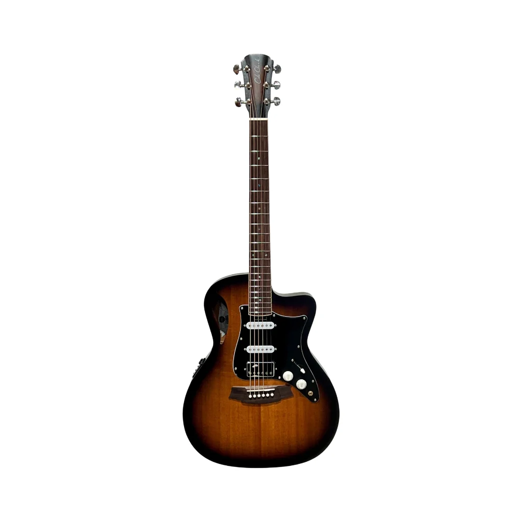 Cole Clark Studio STL1EC-MMAH-HSS Thinline HSS Sunburst w/Bag