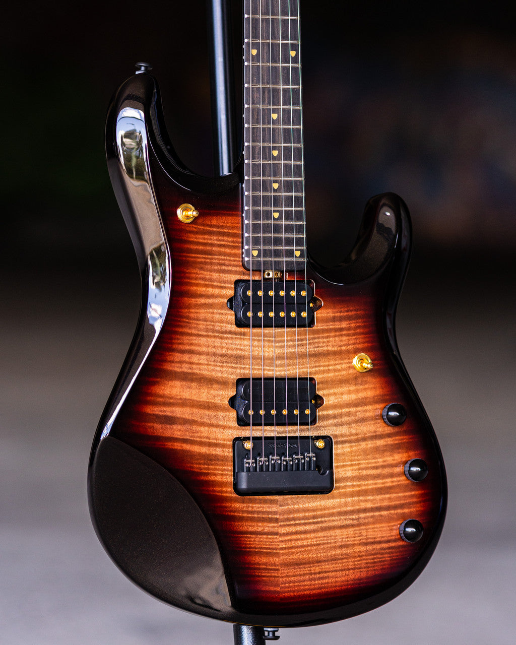 Ernie Ball Music Man JP6 20th Anniversary Electric Guitar - Honey Butter Burst with Ebony Fingerboard