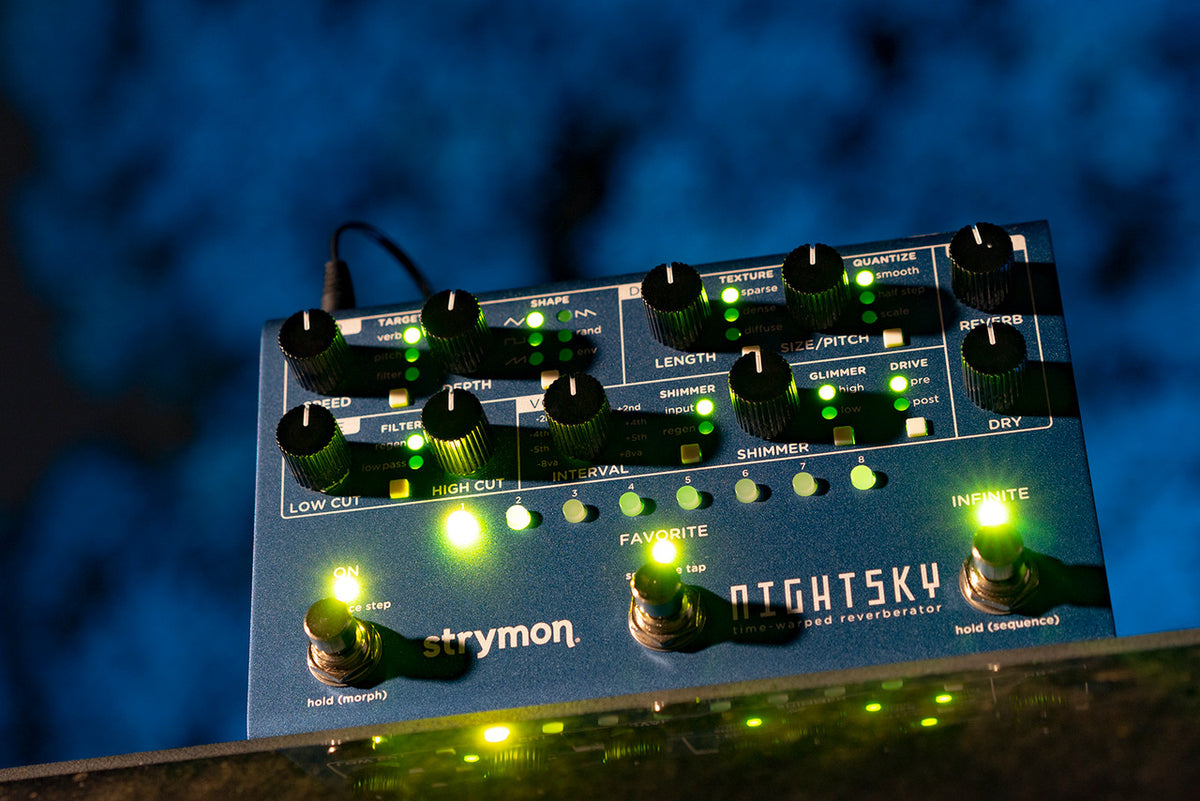Strymon NightSky Time-Warped Reverberator Pedal 